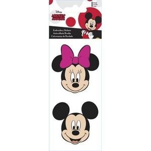 Mickey and Minnie Embroidered Stickers